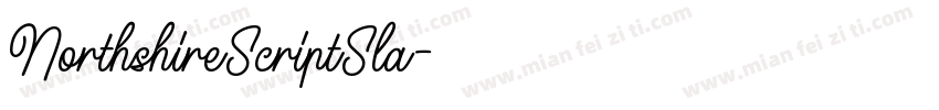 NorthshireScriptSla字体转换