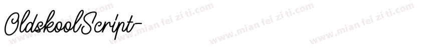 OldskoolScript字体转换