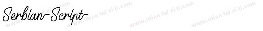 Serbian-Script字体转换