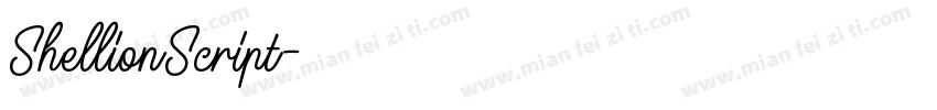 ShellionScript字体转换