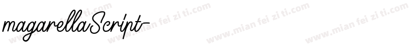 magarellaScript字体转换