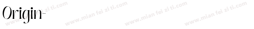 Origin字体转换