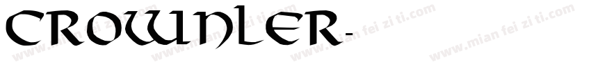 Crownler字体转换