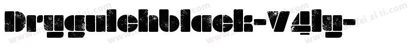 Drygulchblack-V4ly字体转换