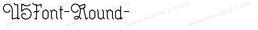 U5Font-Round字体转换