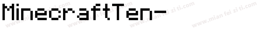 MinecraftTen字体转换