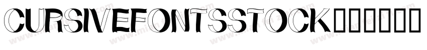 cursivefontsstock字体转换