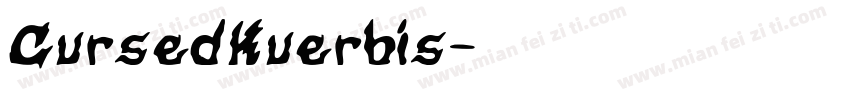 CursedKuerbis字体转换