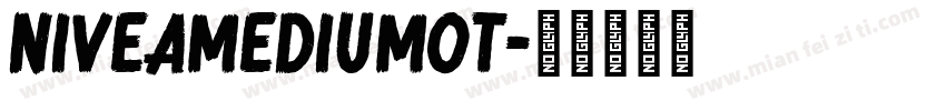 NiveaMediumOT字体转换
