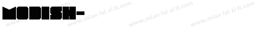 Modish字体转换
