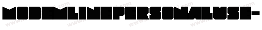 modemlinepersonaluse字体转换