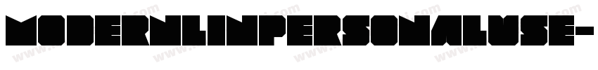 modernlinpersonaluse字体转换