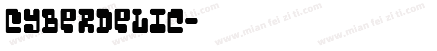 Cyberdelic字体转换