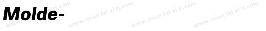 Molde字体转换