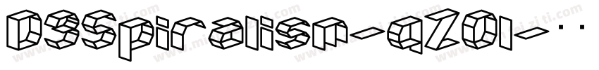 D3Spiralism-qZOl字体转换