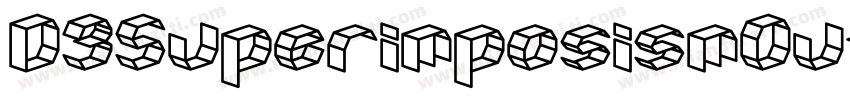 D3SuperimposismOutline-nR01字体转换