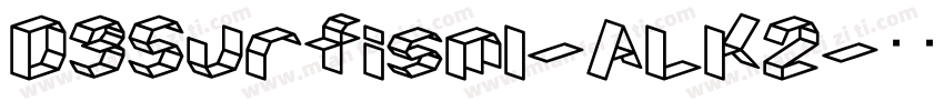 D3SurfismI-ALK2字体转换