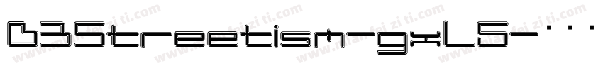 D3Streetism-gxL5字体转换