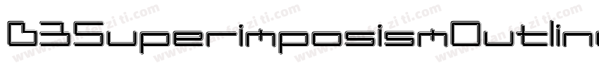 D3SuperimposismOutline-nR01字体转换