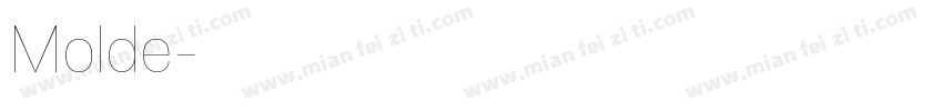 Molde字体转换