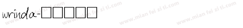 wrinda字体转换