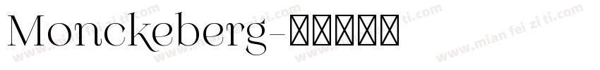 Monckeberg字体转换