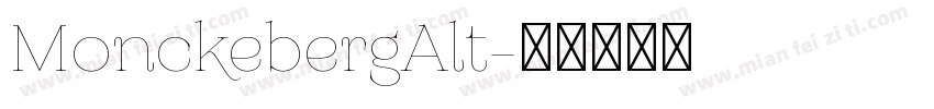 MonckebergAlt字体转换