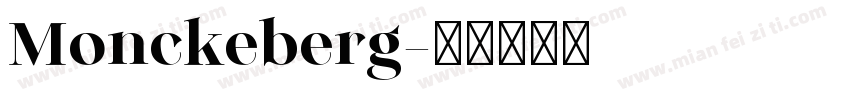 Monckeberg字体转换