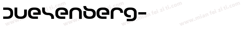 Duesenberg字体转换