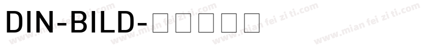DIN-BILD字体转换