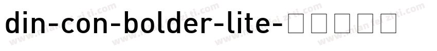din-con-bolder-lite字体转换