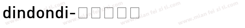 dindondi字体转换