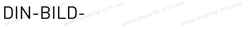 DIN-BILD字体转换