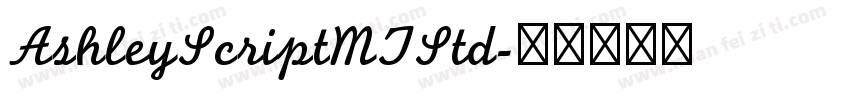 AshleyScriptMTStd字体转换