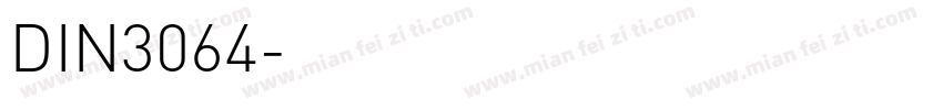 DIN3064字体转换