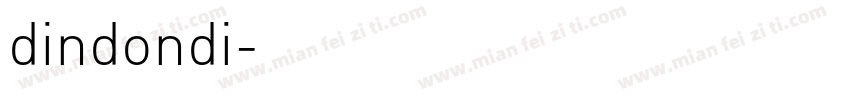 dindondi字体转换