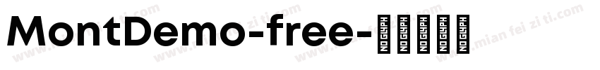 MontDemo-free字体转换