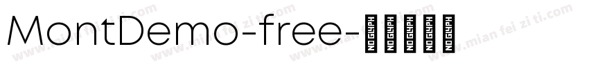 MontDemo-free字体转换