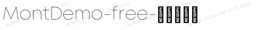 MontDemo-free字体转换