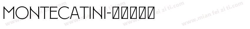 Montecatini字体转换