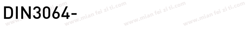 DIN3064字体转换