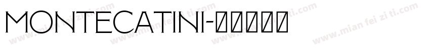 Montecatini字体转换