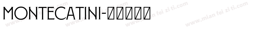 Montecatini字体转换