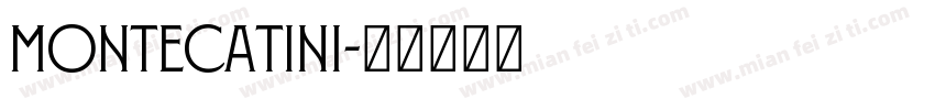 Montecatini字体转换
