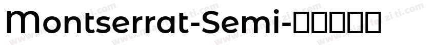 Montserrat-Semi字体转换