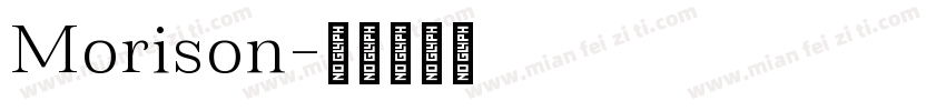 Morison字体转换
