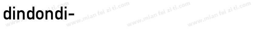 dindondi字体转换