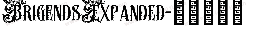 BrigendsExpanded字体转换