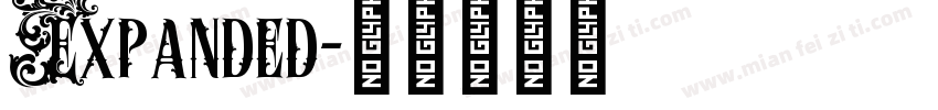 Expanded字体转换