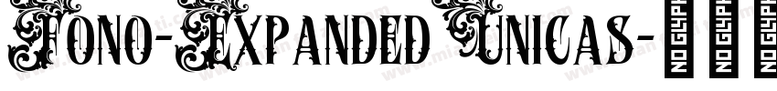 Fono-ExpandedUnicas字体转换